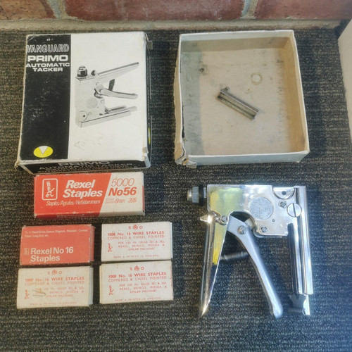 Primo vanguard tacker stapler - primo,