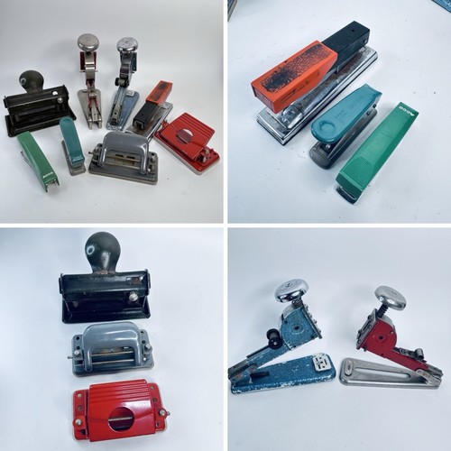 Vintage staplers hole - staplers, punch