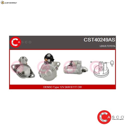 Starter cst40249as for lexus - for,